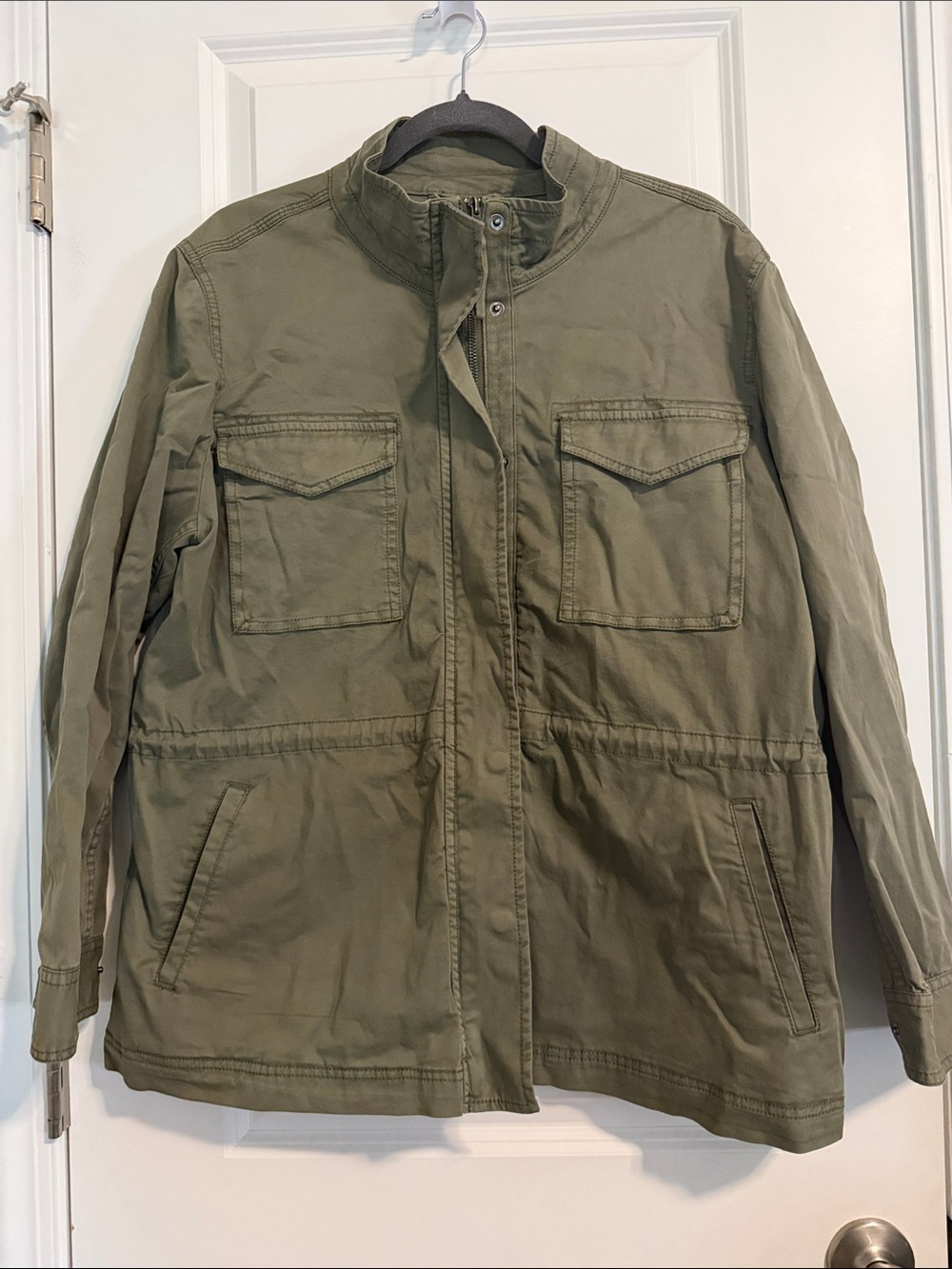 Style & Co. Olive Green Military Field Jacket
